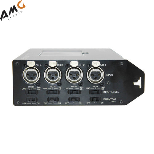 Azden FMX-42a 4-Channel Microphone Field Mixer with 10-Pin Camera