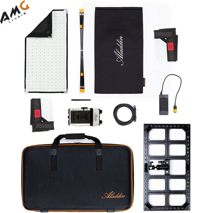 Aladdin Bi-Fabric2 Kit with Case and Battery Plate (Gold Mount/V-Mount) - Studio AMG