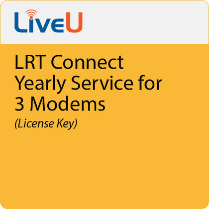 LiveU LRT Connect Yearly Service for 3 Modems (License Key)