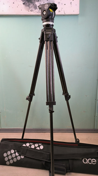 Tripod Sachtler System Ace XL with CF Legs & Ground Spreader (75mm Bowl)(MFR: 1019C) (128)