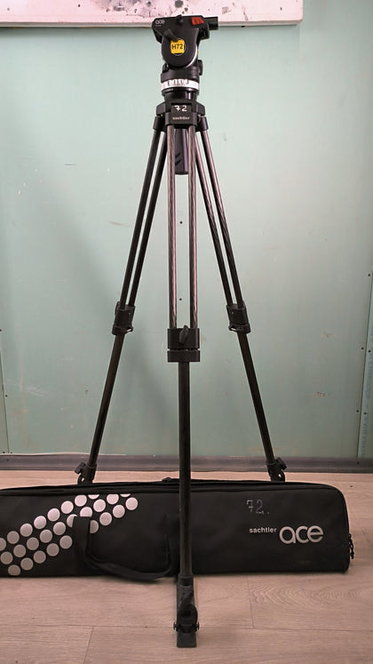 Tripod Sachtler System Ace XL with CF Legs & Ground Spreader (75mm Bowl)(MFR: 1019C) (105)