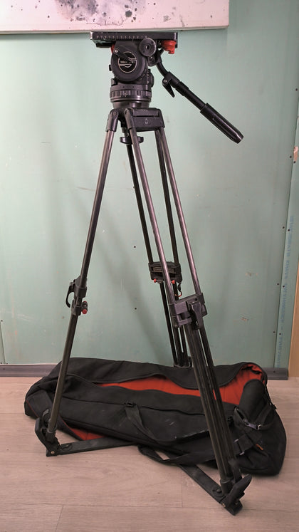 Tripod Sachtler System Video 18 S2 Fluid Head & ENG 2 CF with Ground Spreader (MFR: 1862S2) (58)