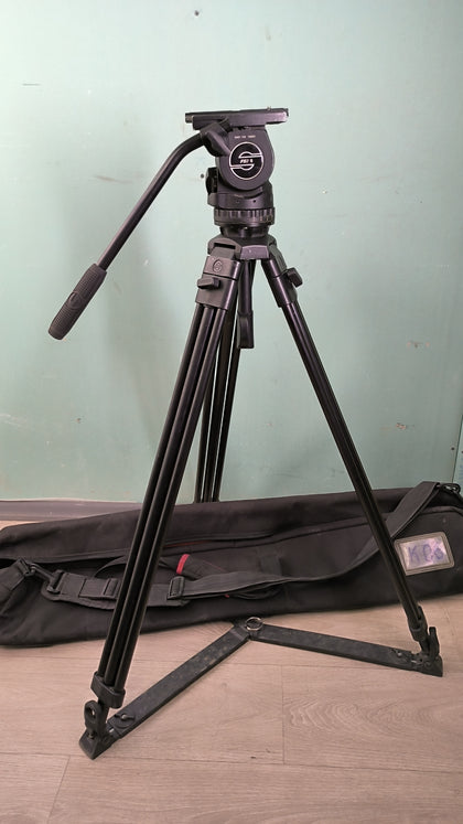 Tripod Sachtler System Aluminum with FSB 6 Head, DA 75 L Legs, Ground Spreader (MFR: 0470) (173)