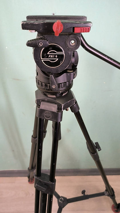 Tripod Sachtler System Aluminum FSB 6 MK II Sideload and 75/2 (MFR: 0473AM) (165)