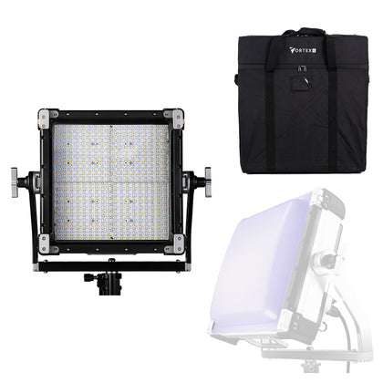 Creamsource Vortex4 Soft 1x1 RRGBBW 325W LED Light with Yoke, Dome Diffuser and Soft Case (MFR: K-CSV-4S-PRO)