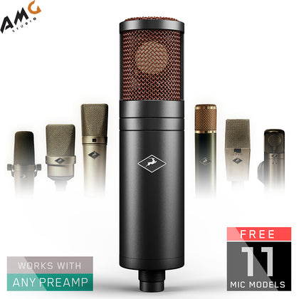 Antelope Edge Duo Large-Diaphragm Condenser Modeling Microphone - Studio AMG
