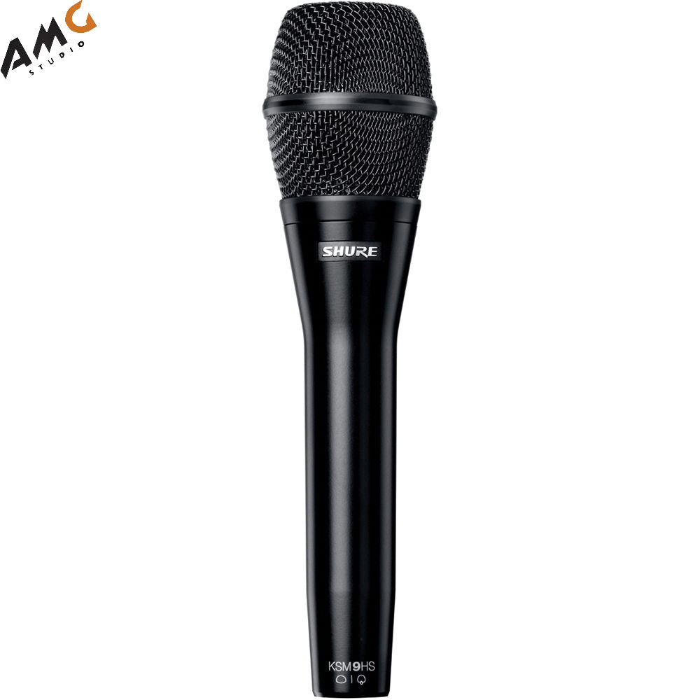 Shure KSM9HS Multi-Pattern Dual-Diaphragm Handheld Vocal Microphone (Black) - Studio AMG