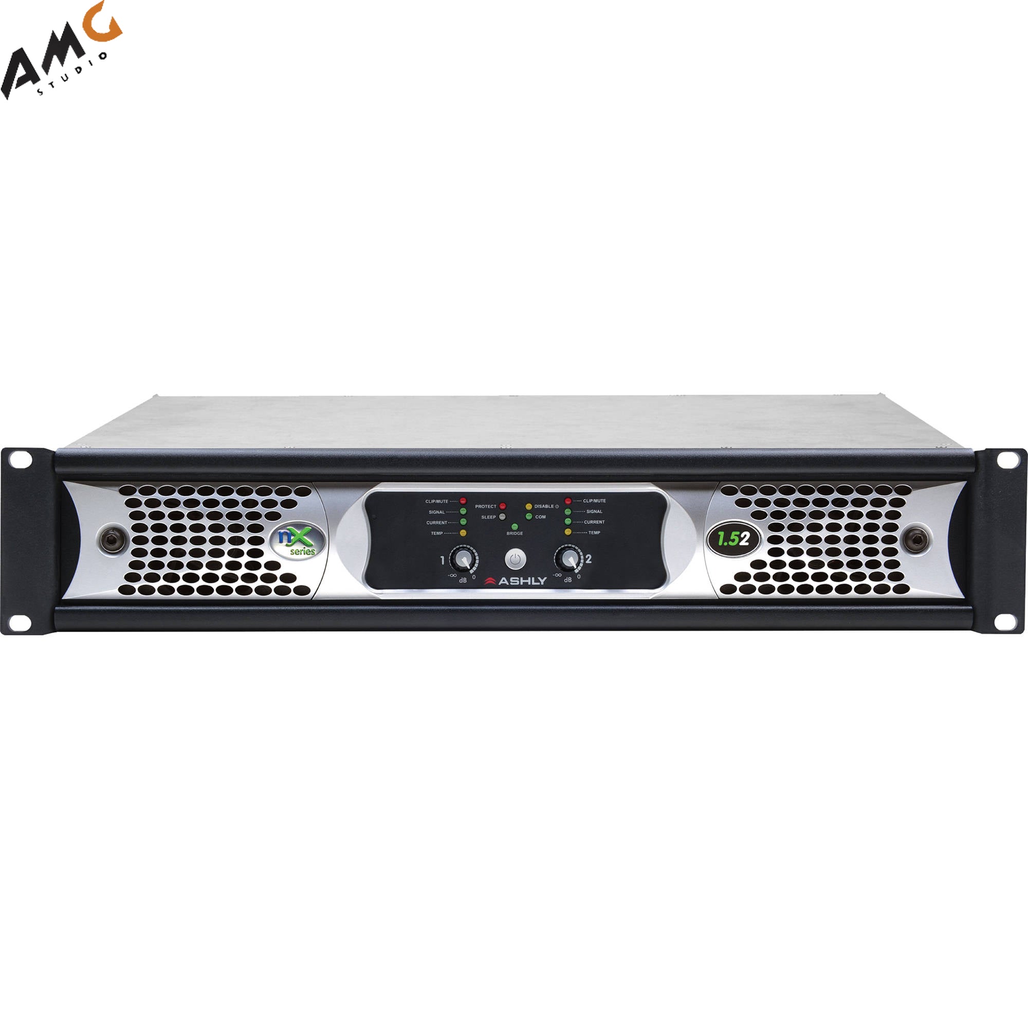 Ashly nX1.52 Power Amplifier 2 x 1500 Watts/2 Ohms with Programmable Outputs - Studio AMG