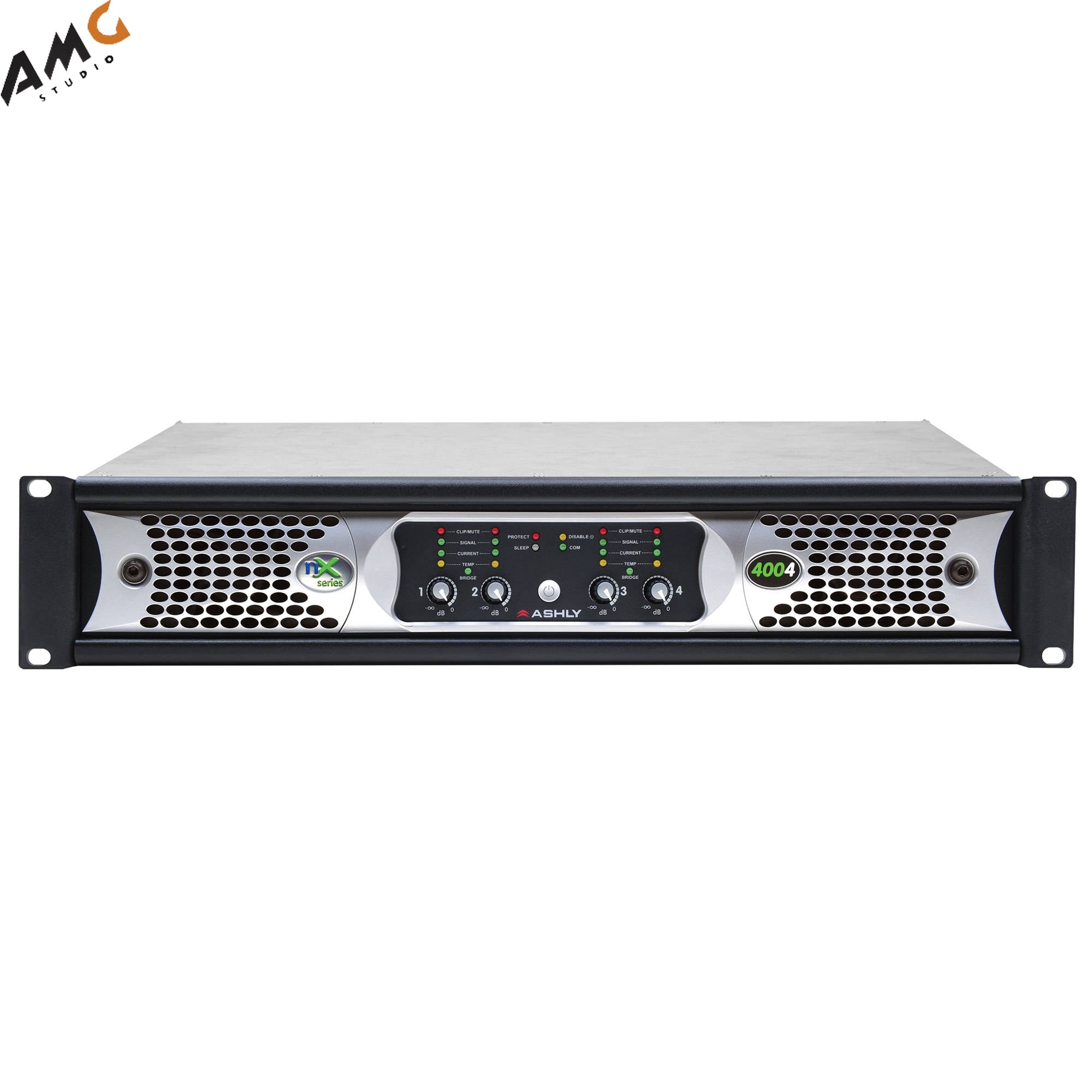 Ashly nXe4004 Network Power Amplifier 4 x 400 Watts/2 Ohms - Studio AMG