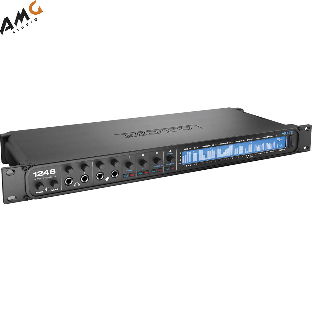 MOTU 1248 - Thunderbolt and USB Audio Interface With AVB Networking and DSP - Studio AMG