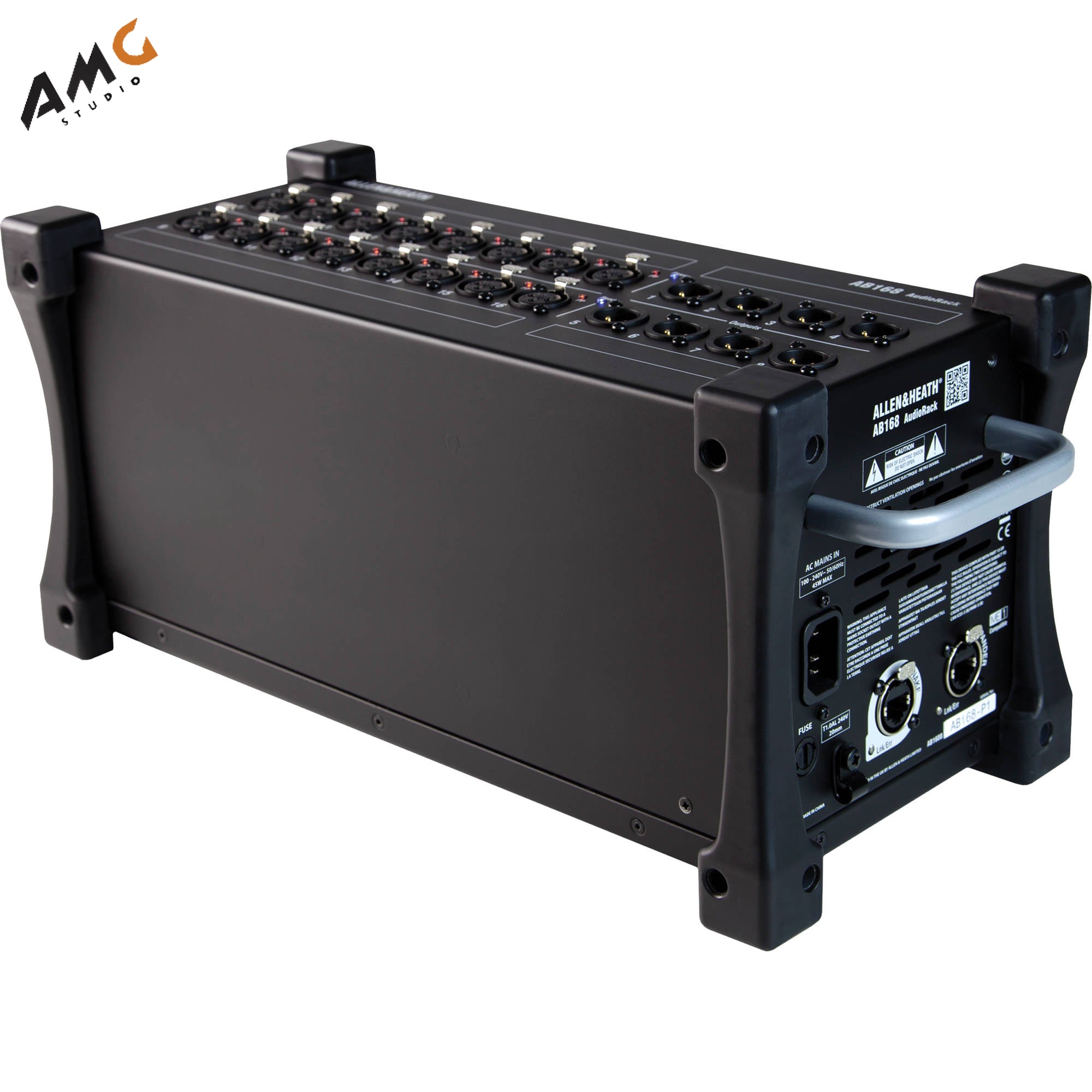 Allen & Heath AB168 Portable AudioRack 16 x 8 Audio Interface Stage Box AH-AB-16 - Studio AMG
