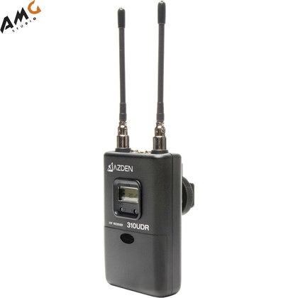 Azden 310UDR Wireless Camera-Mount Receiver (566.125 to 589.875 MHz) - Studio AMG