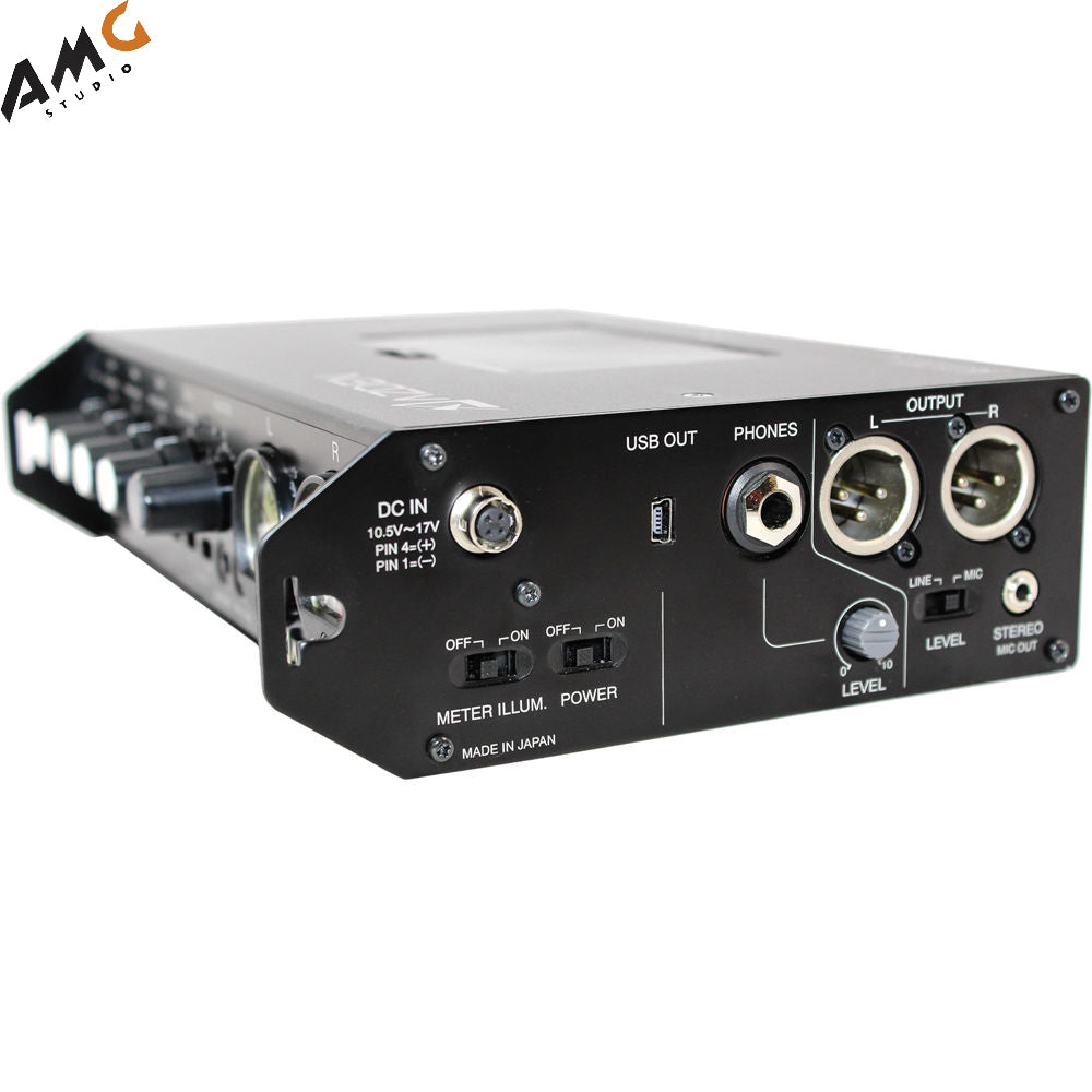 Azden FMX-42u 4-Channel Microphone Field Mixer with USB Digital Audio Output - Studio AMG