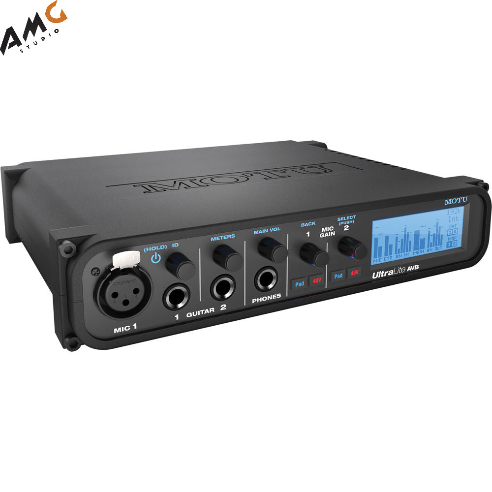 MOTU Midi UltraLite AVB Ethernet Audio Interface For Recording 18x18 - Studio AMG