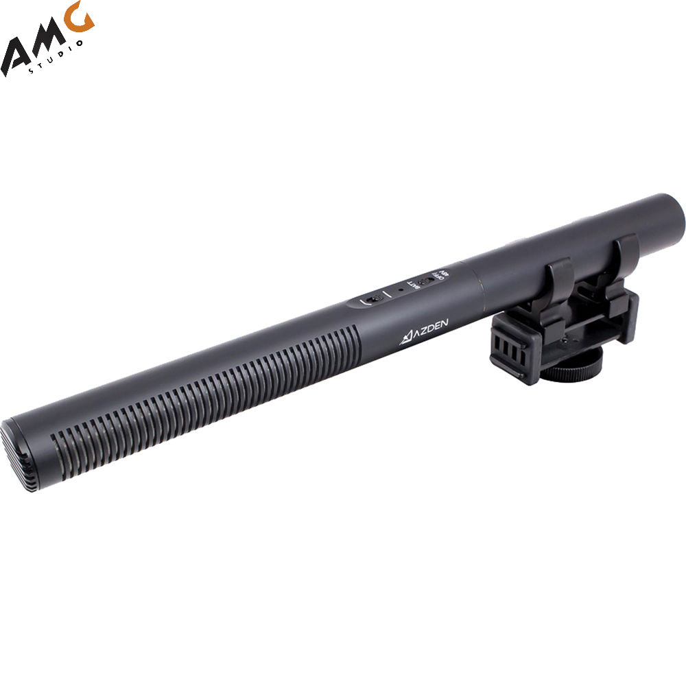 Azden SGM-250 Professional Dual-Powered Shotgun Microphone (Battery, Phantom) - Studio AMG