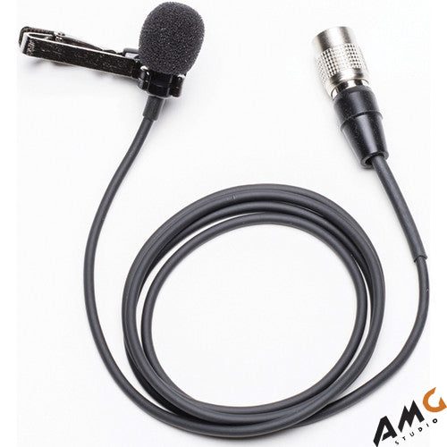 Azden EX-50H Broadcast Omni Directional Lapel Microphone with Locking 4-pin Hirose Plug - Studio AMG