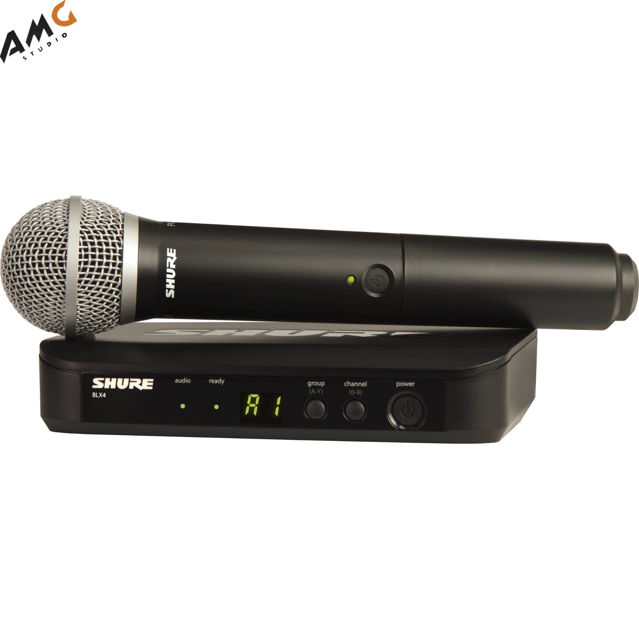 Shure BLX24/PG58 Wireless Handheld Microphone System with PG58 Capsule (H9 H10 J10) - Studio AMG