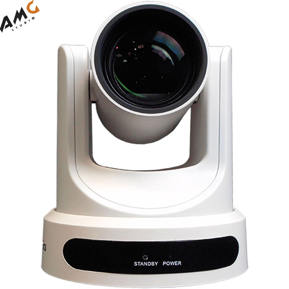 PTZOptics 12x-USB Gen2 Video Conferencing Streaming Camera White PT12X-USB-WH-G2 - Studio AMG