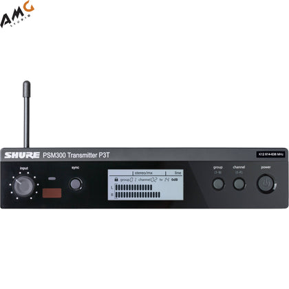 Shure P3T Wireless Transmitter for PSM300 Multiple Frequencies Available - Studio AMG