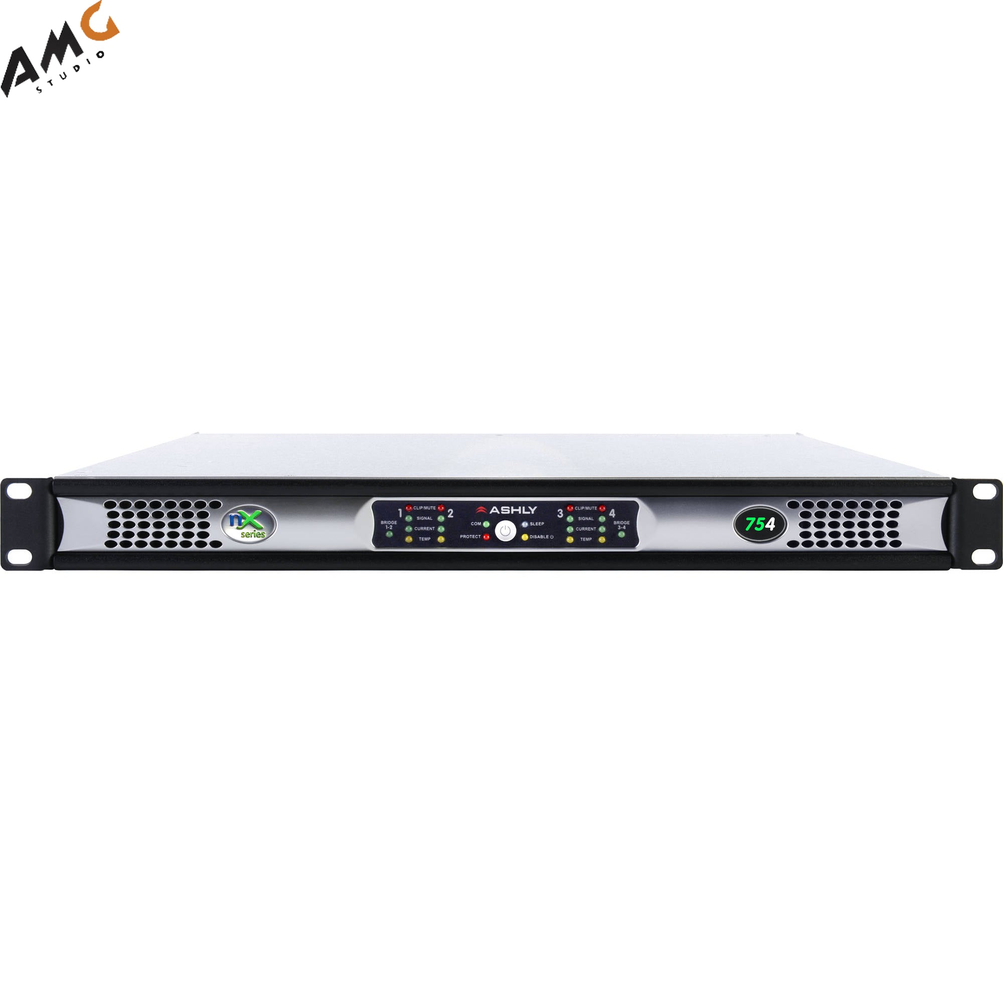 Ashly nX Series 4-Channel Multi-Mode Power Amplifier (75W) NX754 - Studio AMG