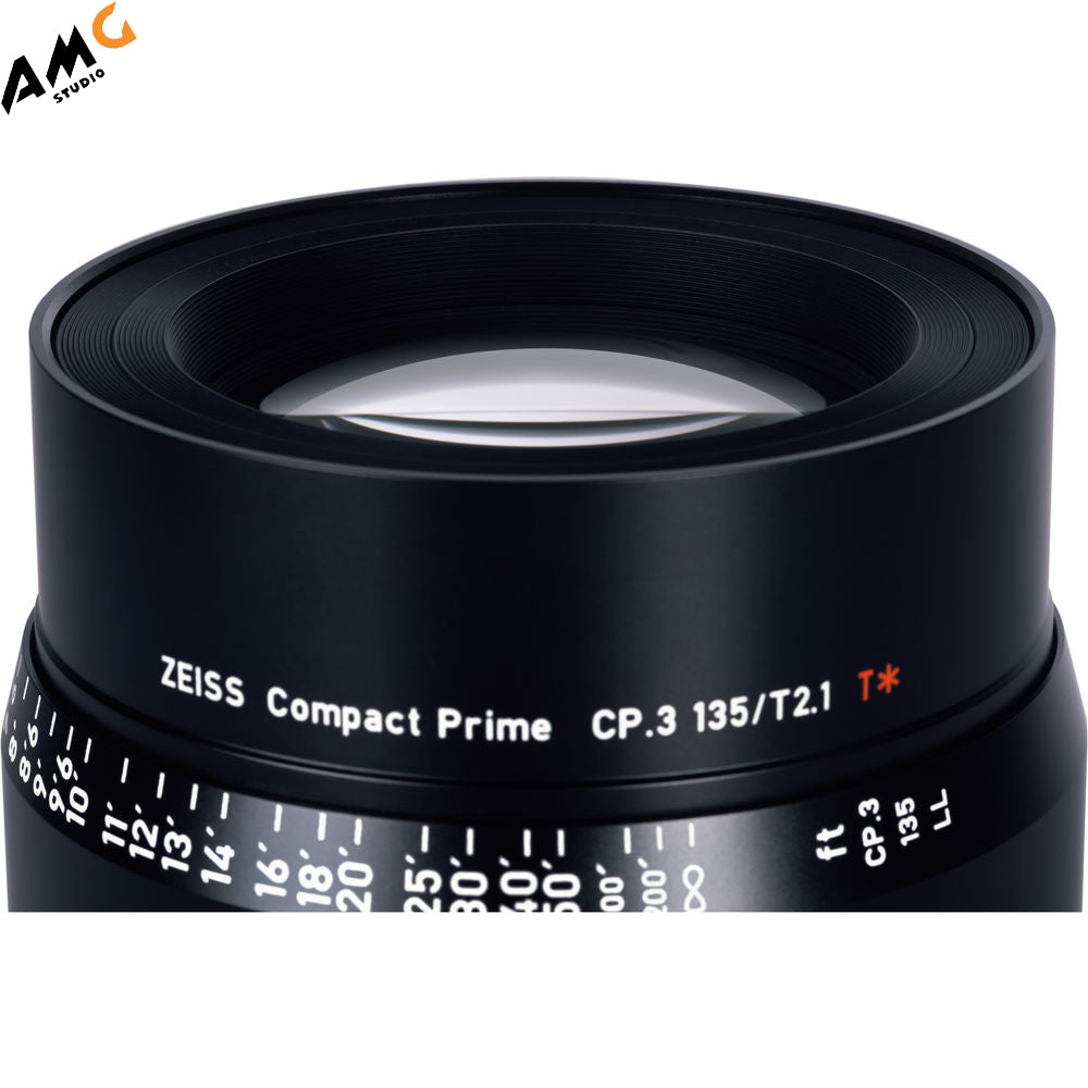 ZEISS CP.3 135mm T2.1 Compact Prime Lens (PL Mount, Meters