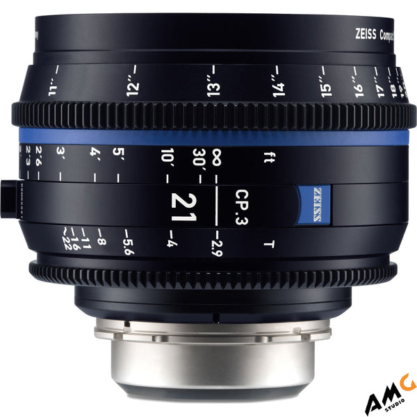 ZEISS CP.3 21mm T2.9 Compact Prime Lens (PL Mount, Meters