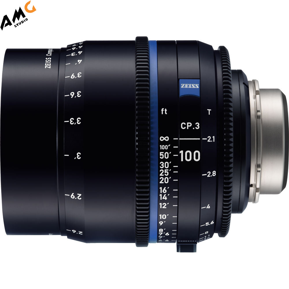 ZEISS CP.3 100mm T2.1 Compact Prime Lens (PL Mount, Meters