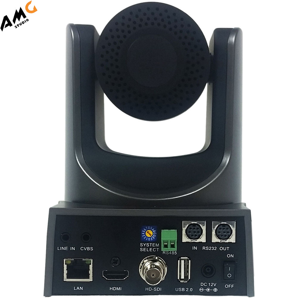 PTZOptics 20X-NDI Broadcast and Conference Camera (Gray) #PT20X-NDI-GY - Studio AMG
