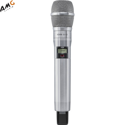 Shure ADX2/K9N Digital Handheld Wireless Microphone Transmitter with KSM9 Capsule (G57: 470 to 616 MHz, Nickel) - Studio AMG