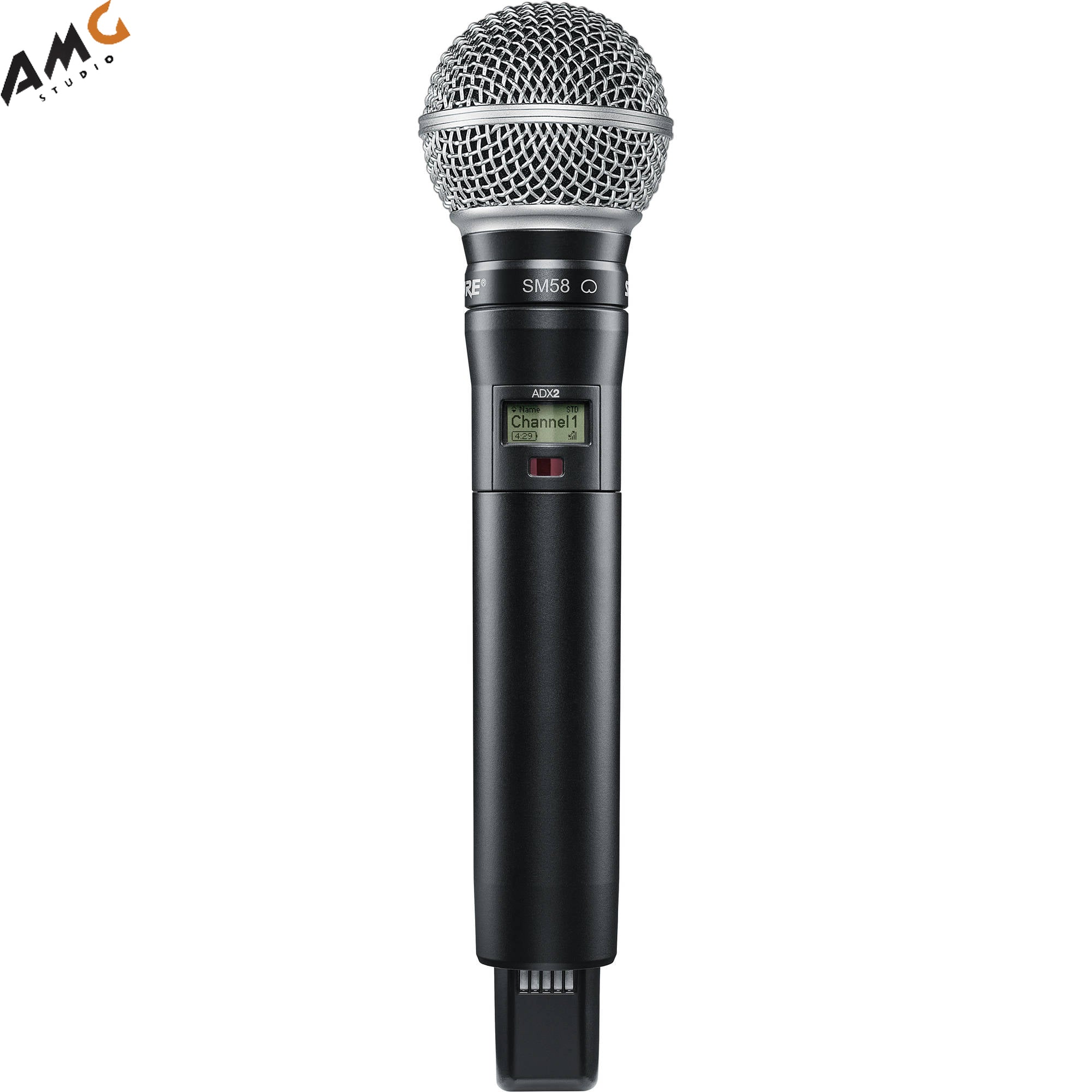 Shure ADX2/SM58 Digital Handheld Wireless Microphone Transmitter with SM58 Capsule (G57: 470 to 616 MHz) - Studio AMG