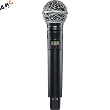 Shure ADX2/SM58 Digital Handheld Wireless Microphone Transmitter with SM58 Capsule (G57: 470 to 616 MHz) - Studio AMG