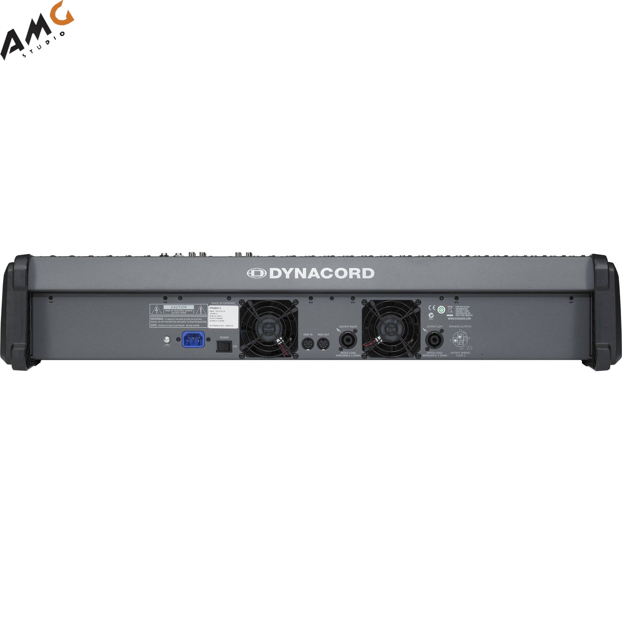 Dynacord PowerMate 3 22-Channel Powered Mixer DC-PM2200-3-UNIV - Studio AMG