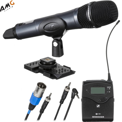 Sennheiser EW 135P G4 Camera-Mount Wireless Cardioid Handheld Microphone System - Studio AMG