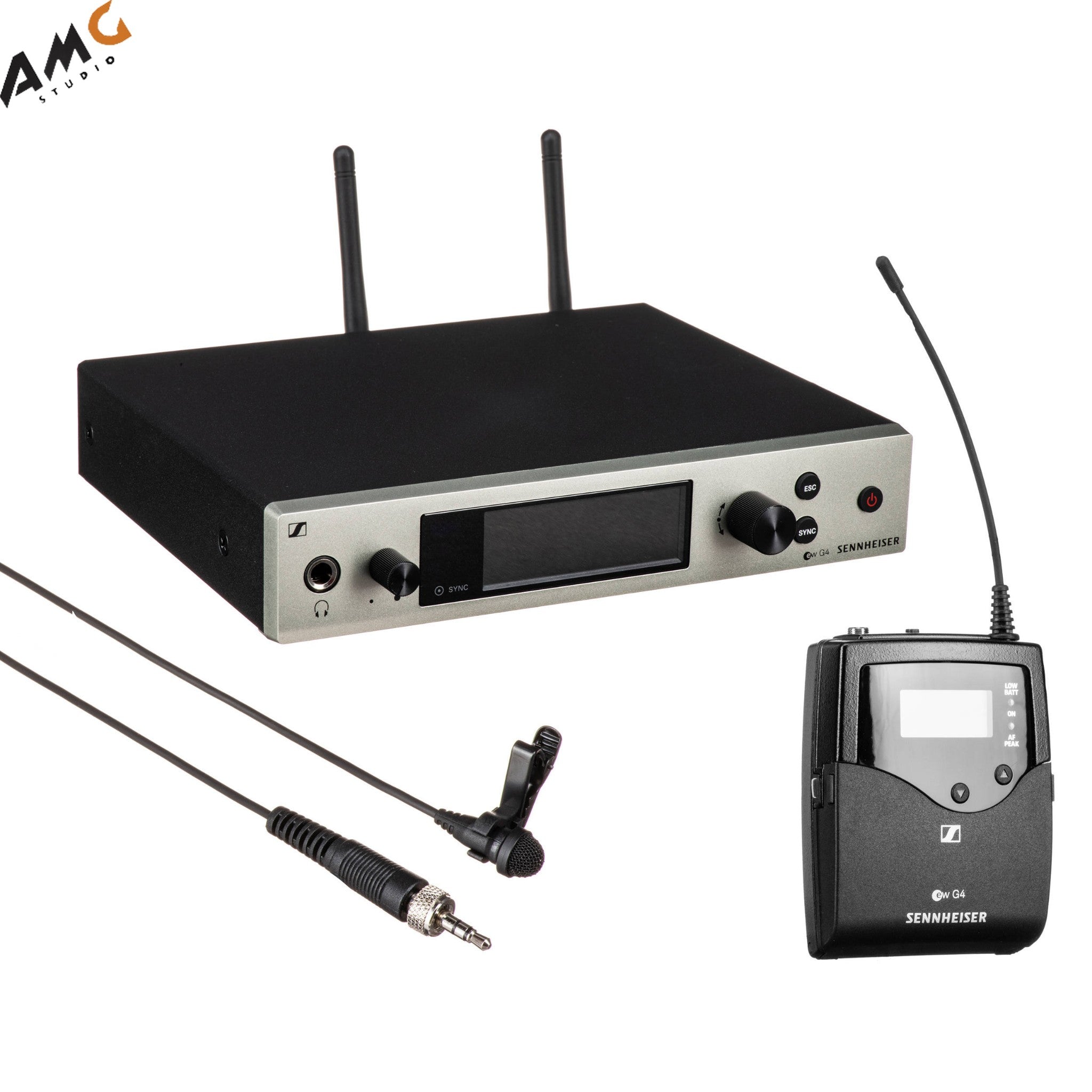 Sennheiser EW 300 G4-ME2-RC Wireless Omni Lavalier or Headset Microphone System - Studio AMG