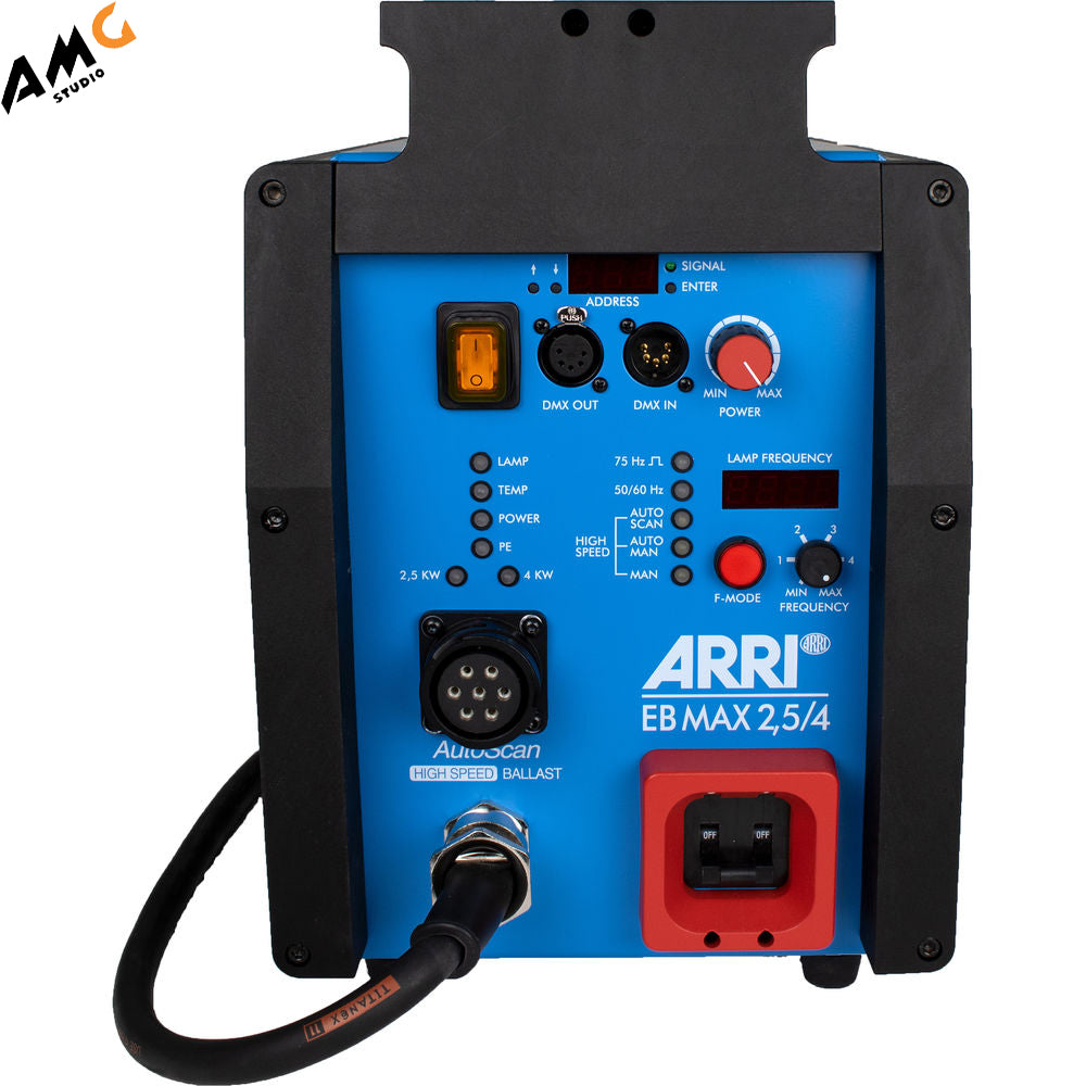 ARRI EB MAX 2.5/4K High-Speed Electronic Ballast with AFL, CCL, DMX & AutoScan (US, EU) - Studio AMG