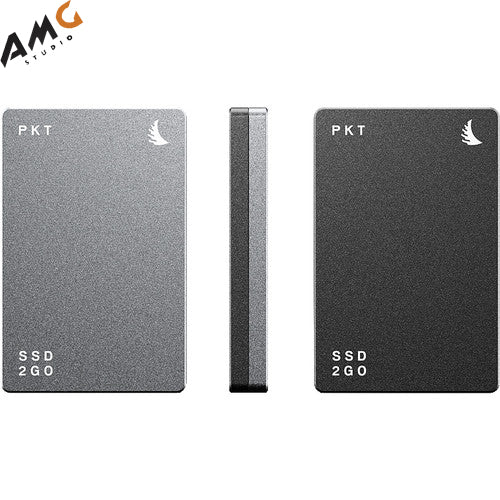 Angelbird 512GB SSD2go PKT MK2 BITWIG USB 3.2 Gen 2 Type-C External SSD (Blue/Gray/Red) - Studio AMG