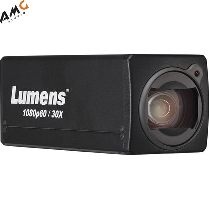 Lumens VC-BC601P 8MP Full HD HDMI/3G-SDI/Ethernet Box Camera with PoE and Live Streaming, 30x Optical Zoom, Black or White - Studio AMG