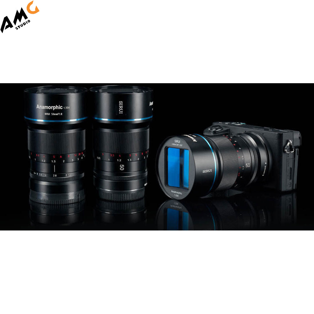 Sirui 50mm f/1.8 Anamorphic 1.33x Lens (Sony E-Mount) - Studio AMG