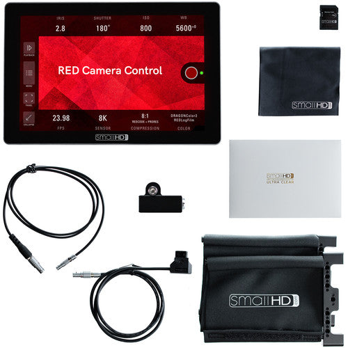 SmallHD Cine 7 Touchscreen On-Camera Monitor with RED DSMC2 Control Kit (L-Series)