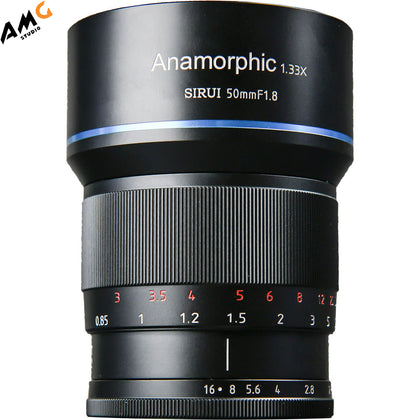 Sirui 50mm f/1.8 Anamorphic 1.33x Lens (Fujifilm X-Mount) - Studio AMG