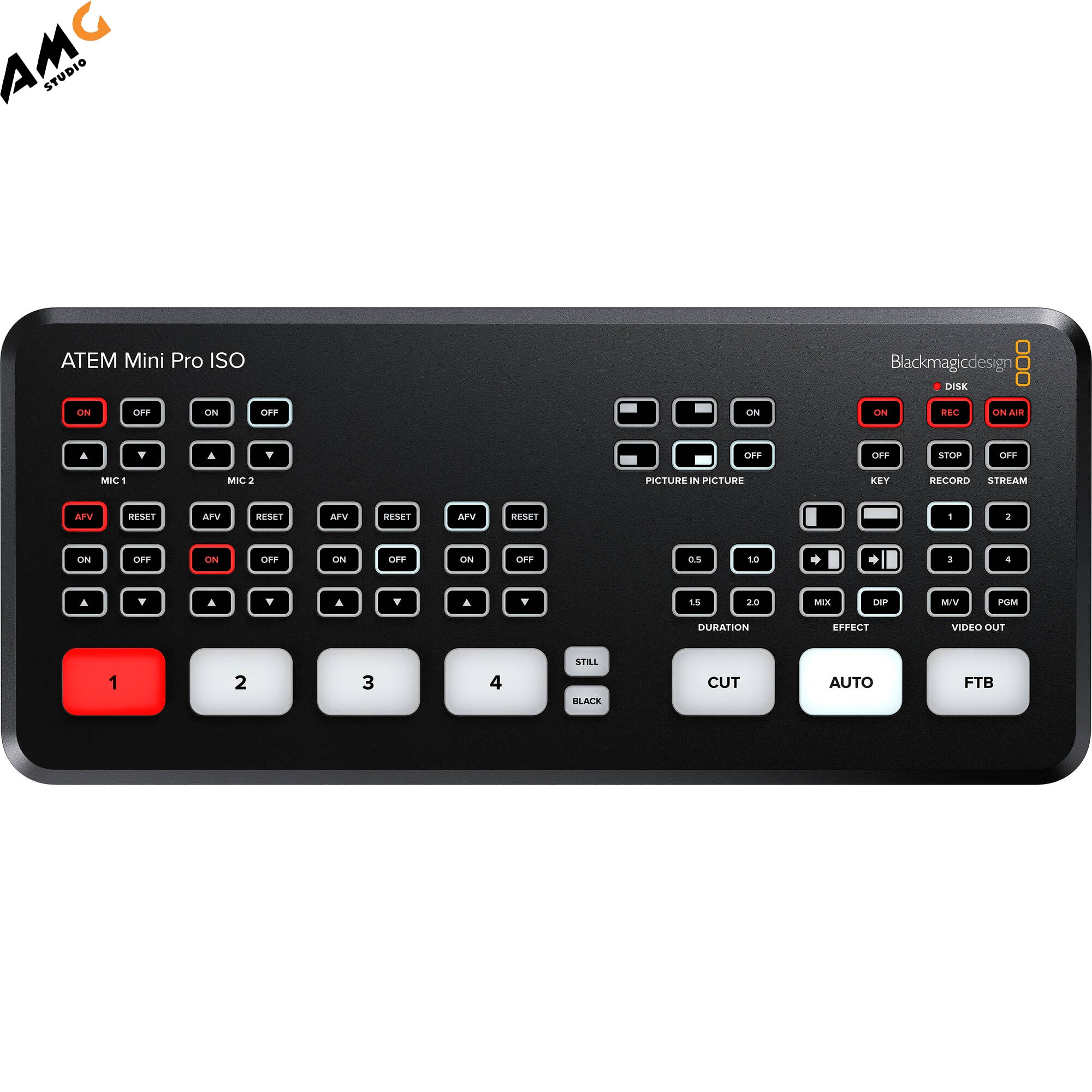 Blackmagic Design ATEM Mini Pro ISO HDMI Live Stream Switcher SWATEMMINIBPRISO IN STOCK - Studio AMG