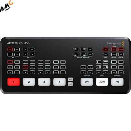 Blackmagic Design ATEM Mini Pro ISO HDMI Live Stream Switcher SWATEMMINIBPRISO IN STOCK - Studio AMG