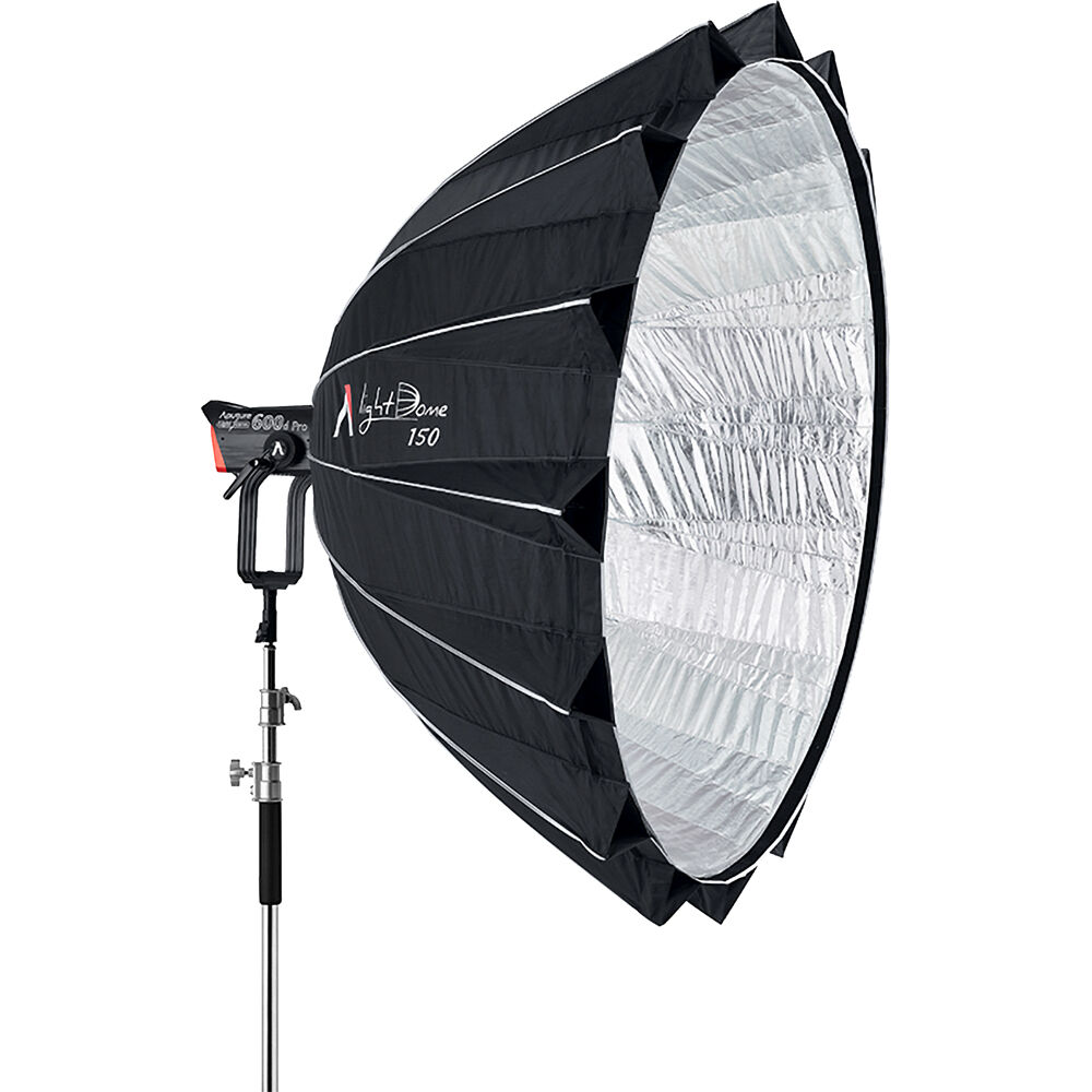 Aputure LS 600d Pro Daylight LED Light Set with Light Dome 150 Softbox, F10 Barndoors and F10 Fresnel