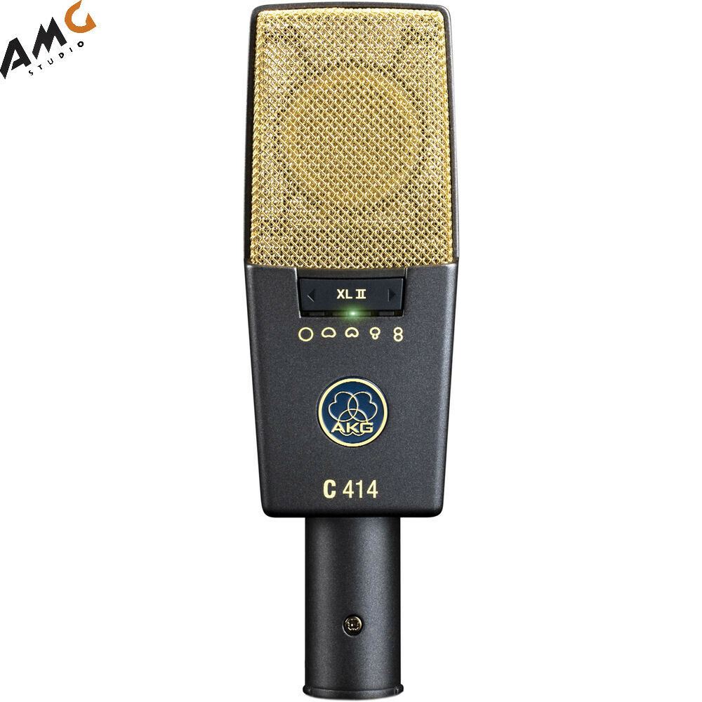 AKG C414 XLII ST Multi-Pattern Large-Diaphragm Condenser Microphone (Matched Pair Stereo Set) - Studio AMG