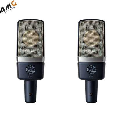 AKG C214MP Large-Diaphragm Condenser Microphone Matched Pair 3185X00110 - Studio AMG