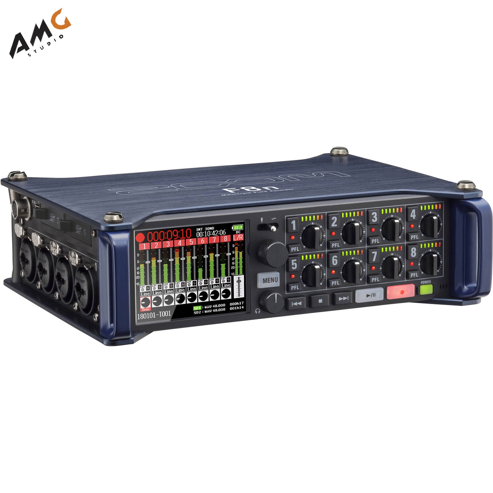 Zoom F8n 8-Input / 10-Track Multitrack Field Recorder – Studio AMG