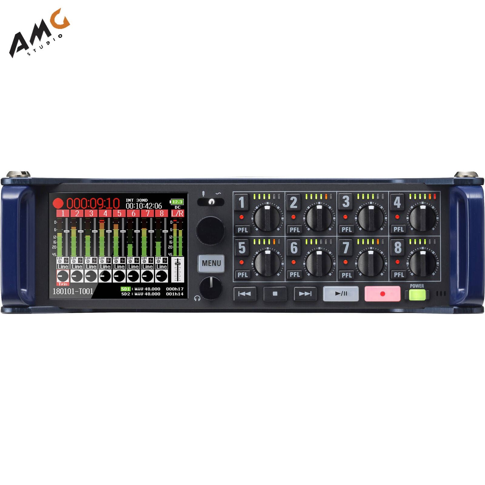 Zoom F8n 8-Input / 10-Track Multitrack Field Recorder  Zoom   Studio AMG.