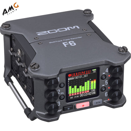 Zoom F6 Multitrack Field Recorder 6-Input / 14-Track ZF6 - Studio AMG