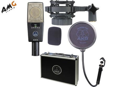 AKG C414 XLS Multi-Pattern Condenser Large-Diaphragm Microphone 3059X00050 - Studio AMG