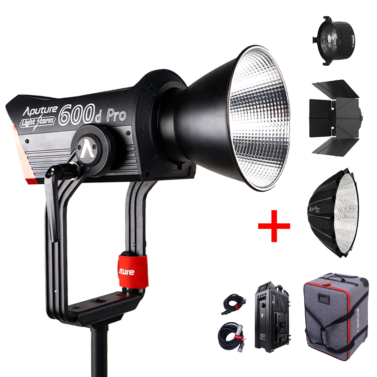 Aputure LS 600d Pro Daylight LED Light Set with Light Dome 150